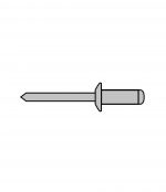 NIT ZRYWALNY ALU/ALU STANDARD 4,8 X 25