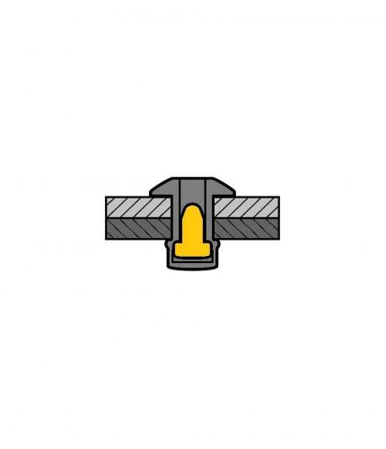 NIT ZRYWALNY ALU/STAL SZCZELNY 4,8 X 25